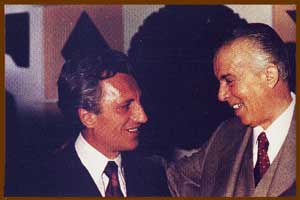 Enver Hoxha con Dritëro Agolli